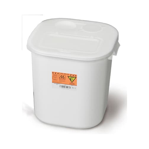 Chemo-Tainer Chemotherapy Waste Container, 13-3/4 x 14 x 13-3/4 Inch