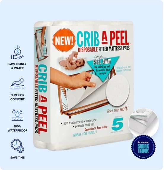 Medline Crib-A-Peel Bed Sheet, 5 Layers - Image 2