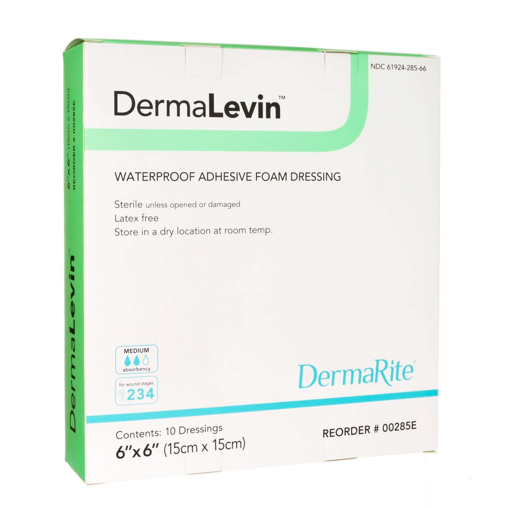 DermaLevin Waterproof Adhesive Foam Island Dressing - Image 1