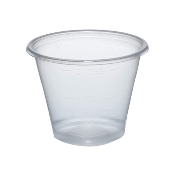Medegen Cold Graduated Medicine Cup Without Handle, Clear - Image 1