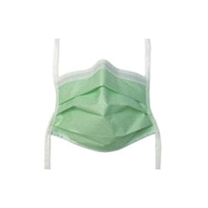 Fog Shield Surgical Mask, Green - Image 1