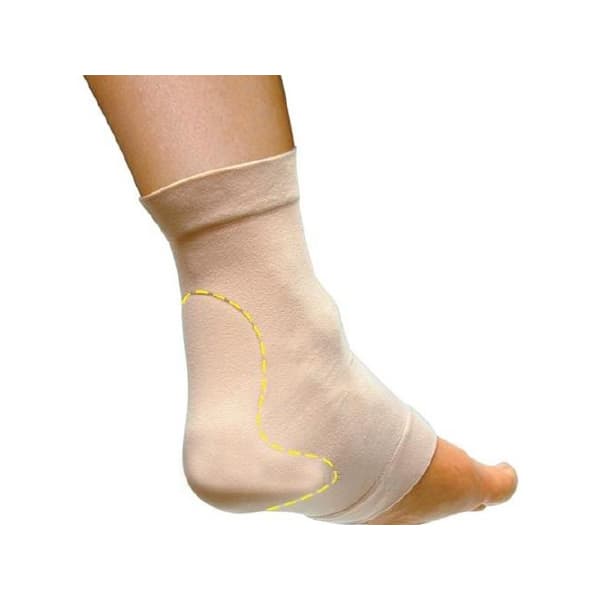 PediFix Visco-GEL Achilles Heel Protector Beige Pull-On Unisex Closed Heel-Open Toe