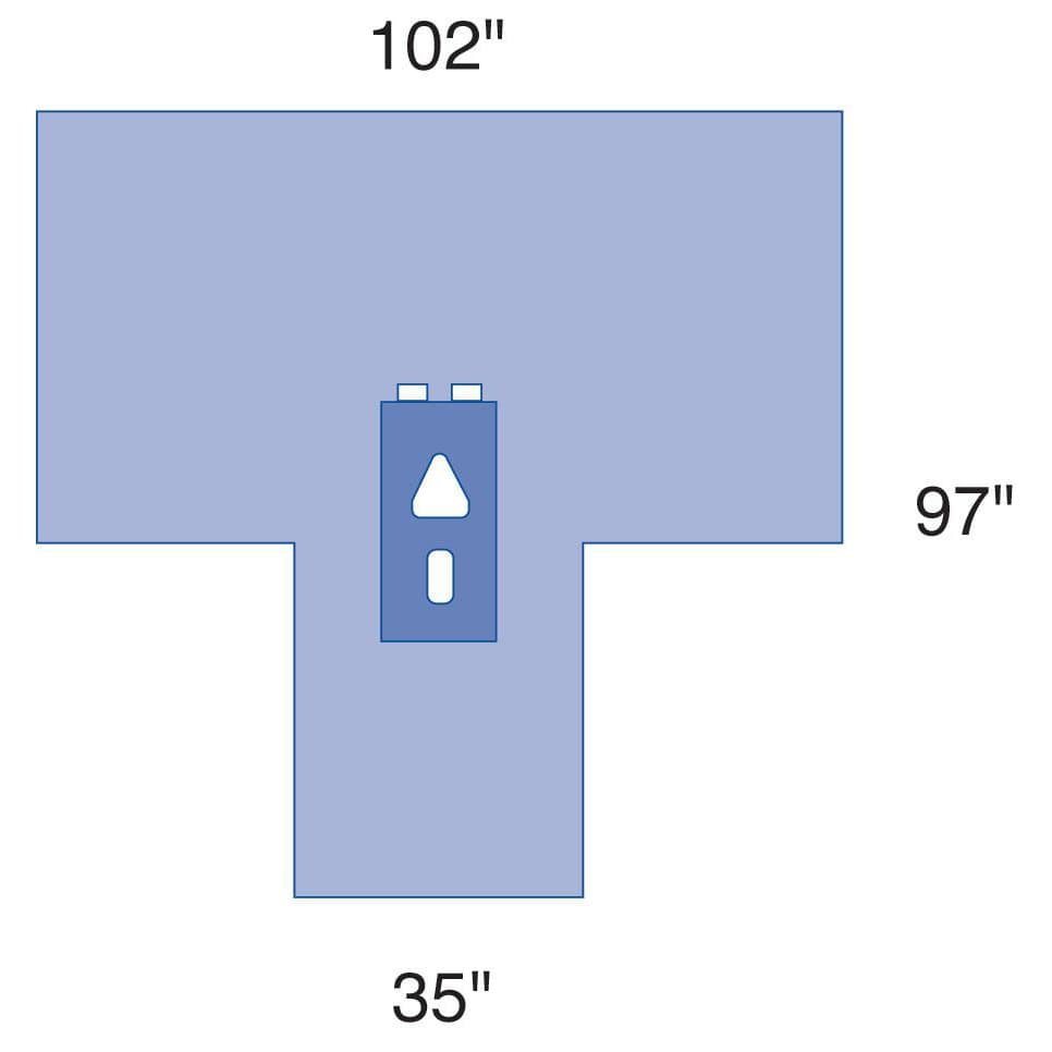Medline Sterile Laparoscopy Surgical Drapes - Case of 8 - Image 2