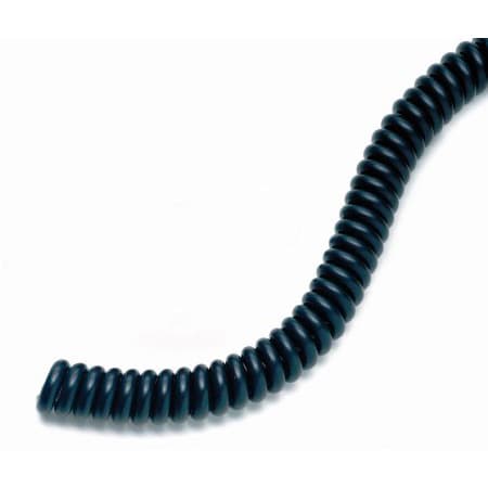 McKesson LUMEON Blood Pressure Coiled Tubing, 8-Foot, Black - Image 1