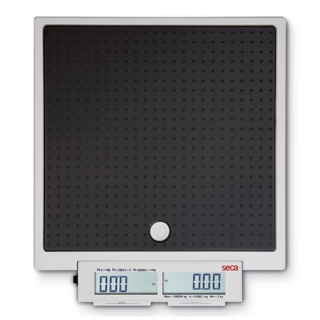 Seca 874 Flat Scale for Mobile Use with Push Buttons and Double Display