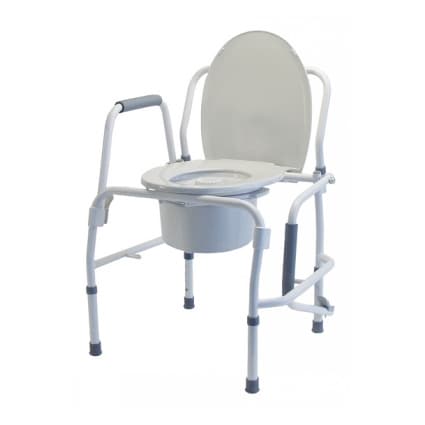 Lumex Silver Collection 3-In-1 Steel Drop Arm Commode