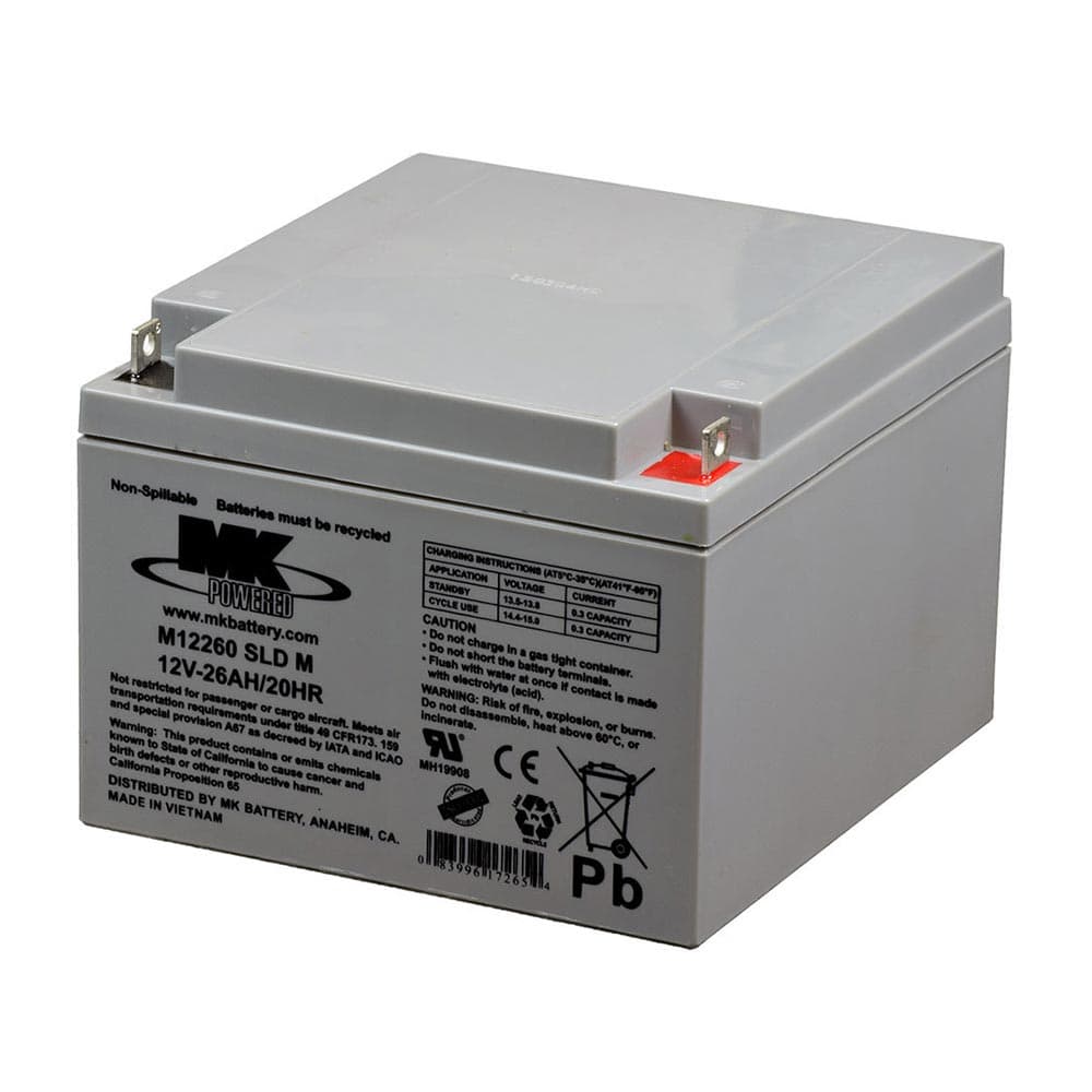M12260 SLD M 12V Sealed AGM Battery by MK Battery