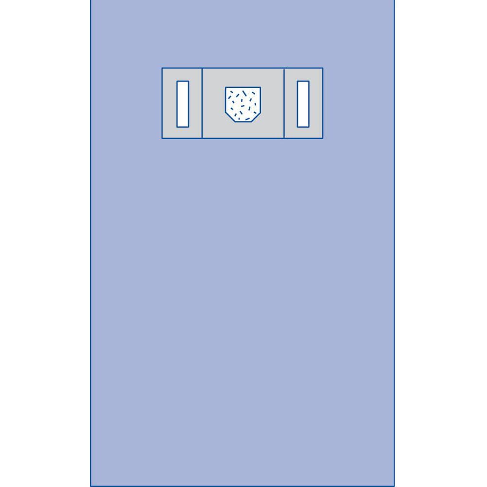 Medline Full-Body Eye Surgical Drape with Incise and Pouch - Case of 10 - Image 2