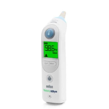 Braun Welch Allyn Ear Probe Hand-Held Digital Thermometer, Large