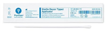 Puritan Plain Specimen Collection Swab, 5.2 mm Tip Diameter, 6 Inch Length - Image 1