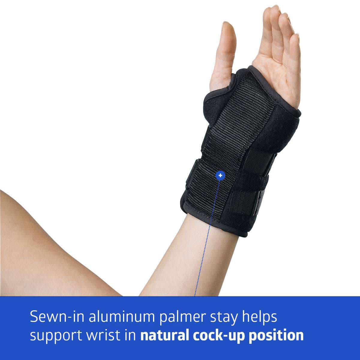 Medline Low-Profile Universal Wrist Splint - Image 2