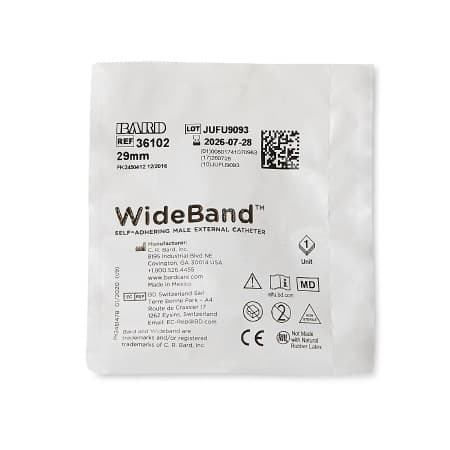 Wide Band Male External Catheter