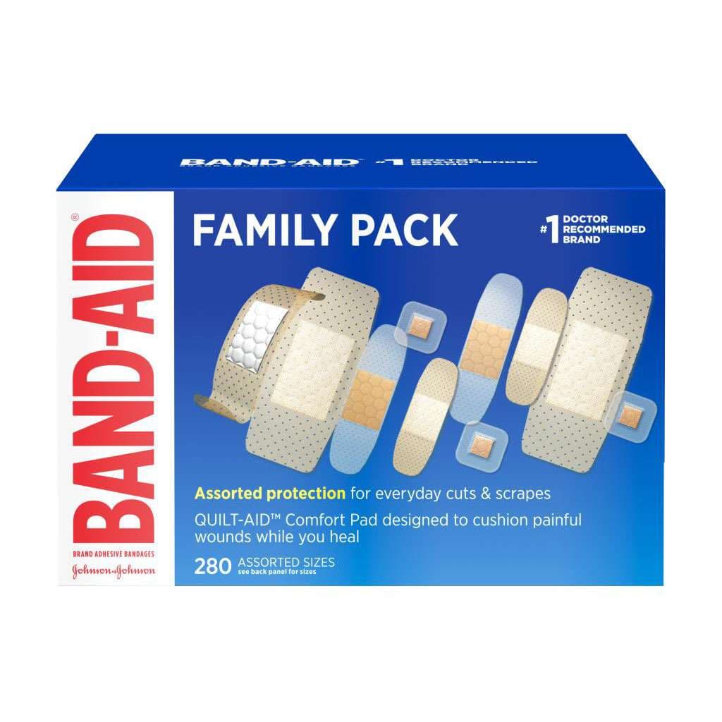 Band-Aid Adhesive Bandages Variety Pack - Box of 280 - Image 1