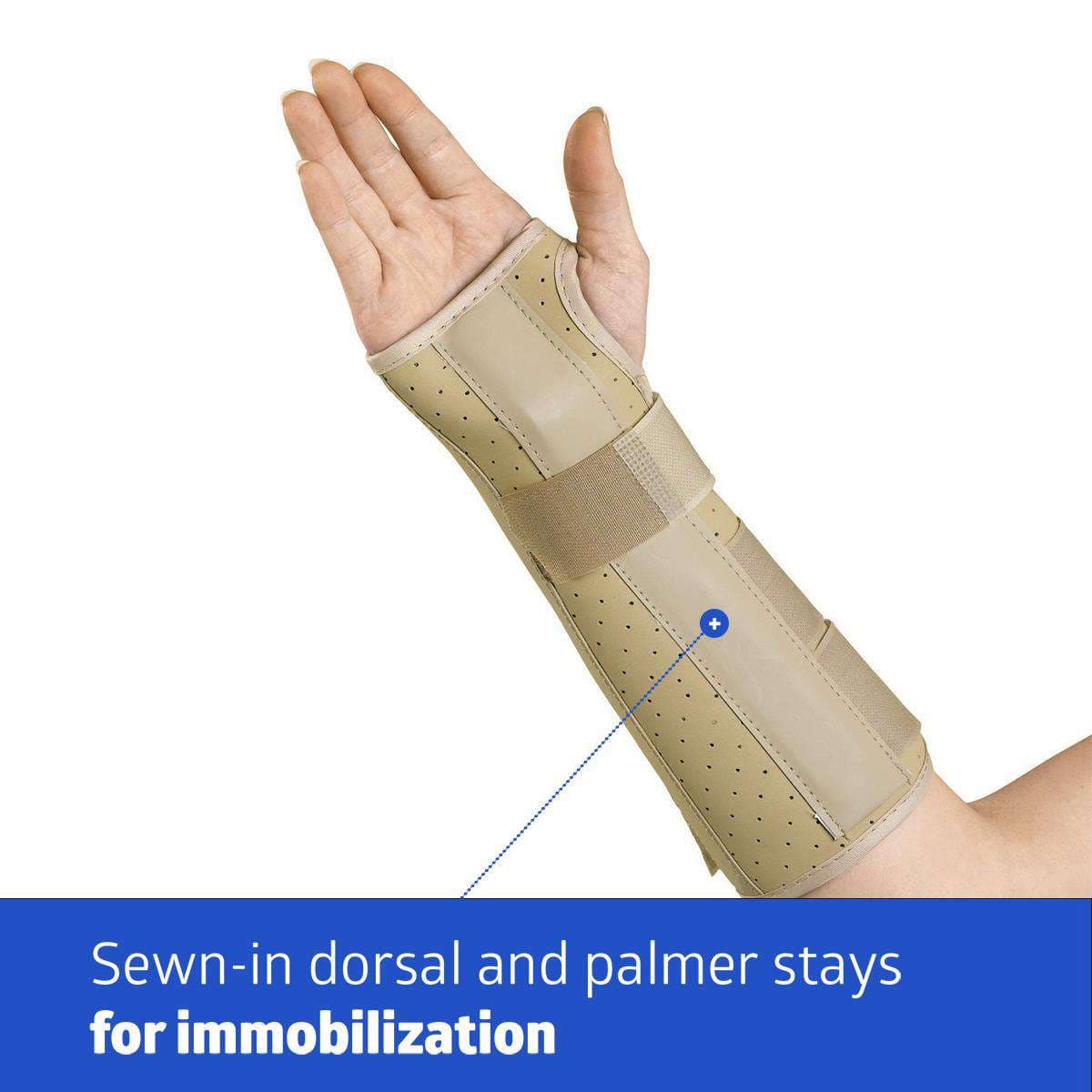 Medline Vinyl Wrist and Forearm Splints, 10 Inch - Image 2