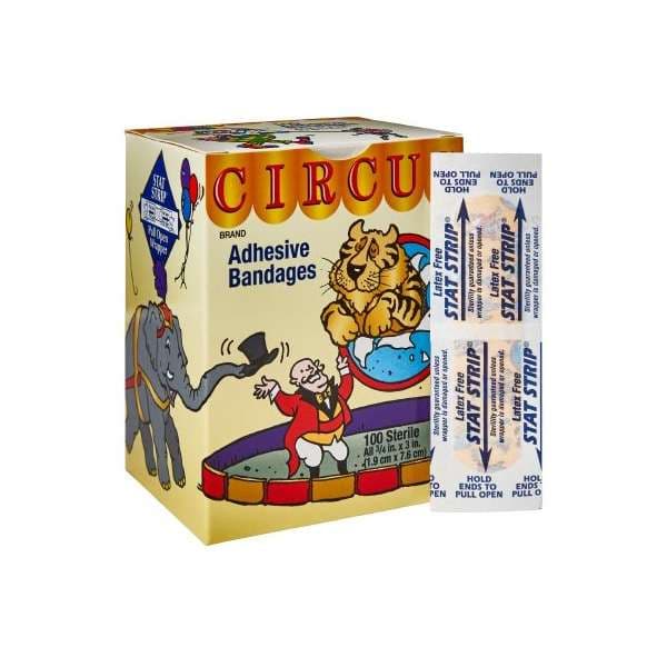 American White Cross Stat Strip Adhesive Strip - Image 1