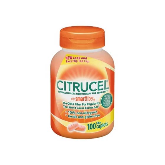 Citrucel Fiber Therapy Caplets for Occasional Constipation Relief