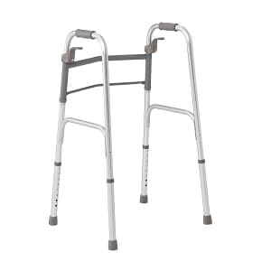 Medline Adult Folding Paddle Walker Without Wheels - Image 3
