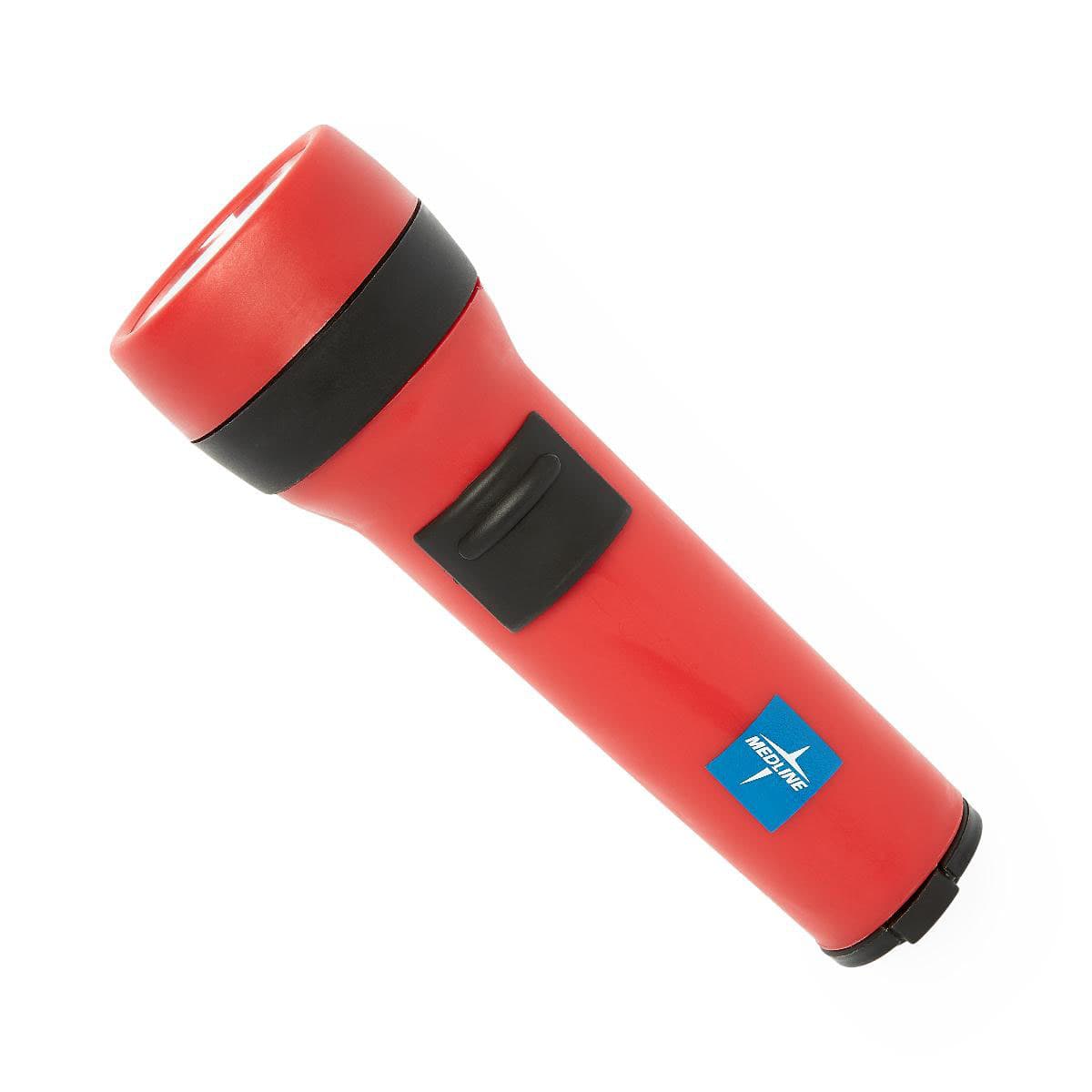 Medline Economy Workhorse Flashlight, Red