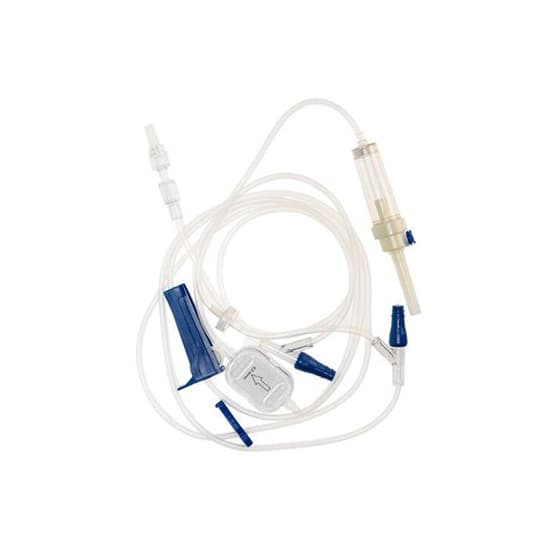 McKesson IV Pump Set with Filter Sterile Fluid Path, 105 Inch Tubing - Box of 50 - Image 1