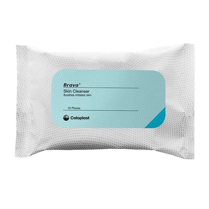 Coloplast Brava Skin Cleanser Wipes - Package of 15 - Image 1