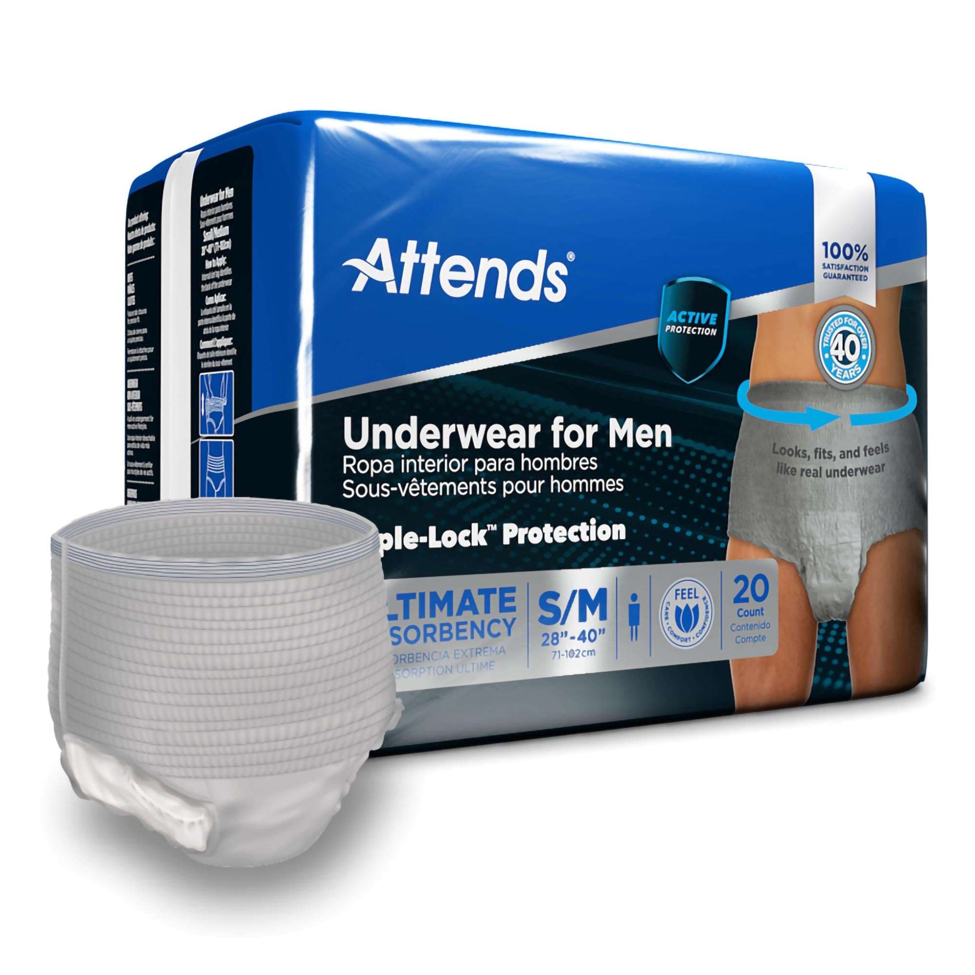 Attends Discreet Underwear for Men - Image 1