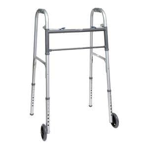 ProBasics Economy Two-Button Steel Walker with 5" Wheels