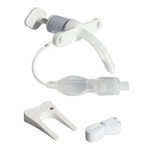 Smiths Bivona TTS Cuffed Pediatric, Straight Neck Flange Tracheostomy Tube, 4mm Dia, 41mm L - Each - Image 1