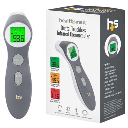 HealthSmart Digital Display Non-Contact Skin Surface Thermometer - Image 1