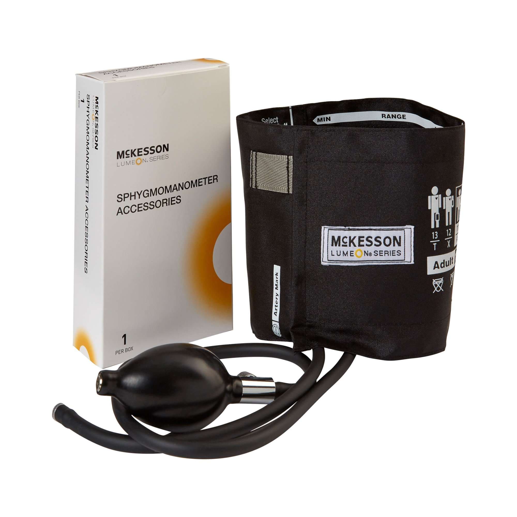 McKesson LUMEON Reusable Arm Blood Pressure Cuff and Bulb - Image 3