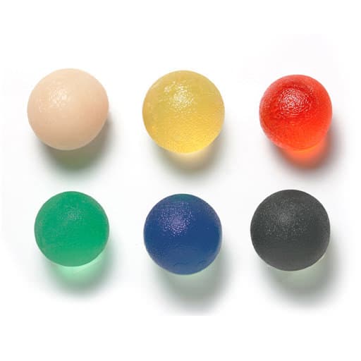 CanDo Gel Hand Squeeze Ball 6 Piece Set - Image 1