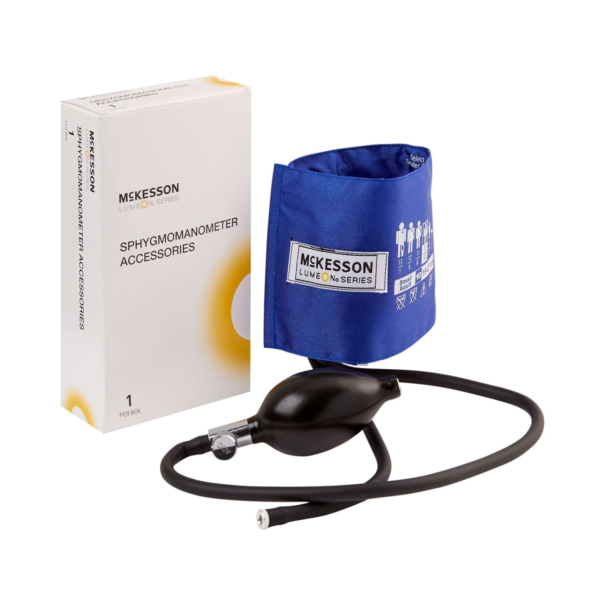 McKesson LUMEON Reusable Arm Blood Pressure Cuff and Bulb - Image 1