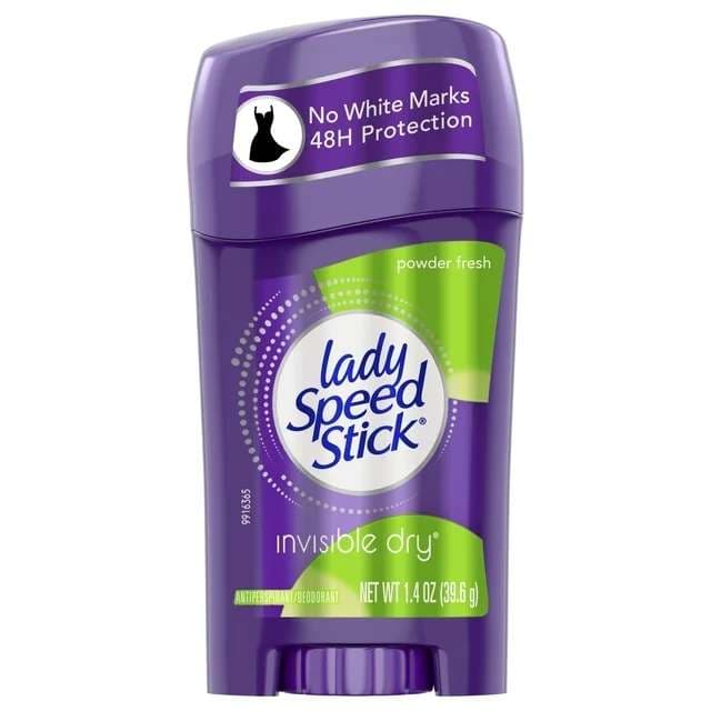 Lady Speed Stick Antiperspirant and Deodorant, Powder Fresh Scent