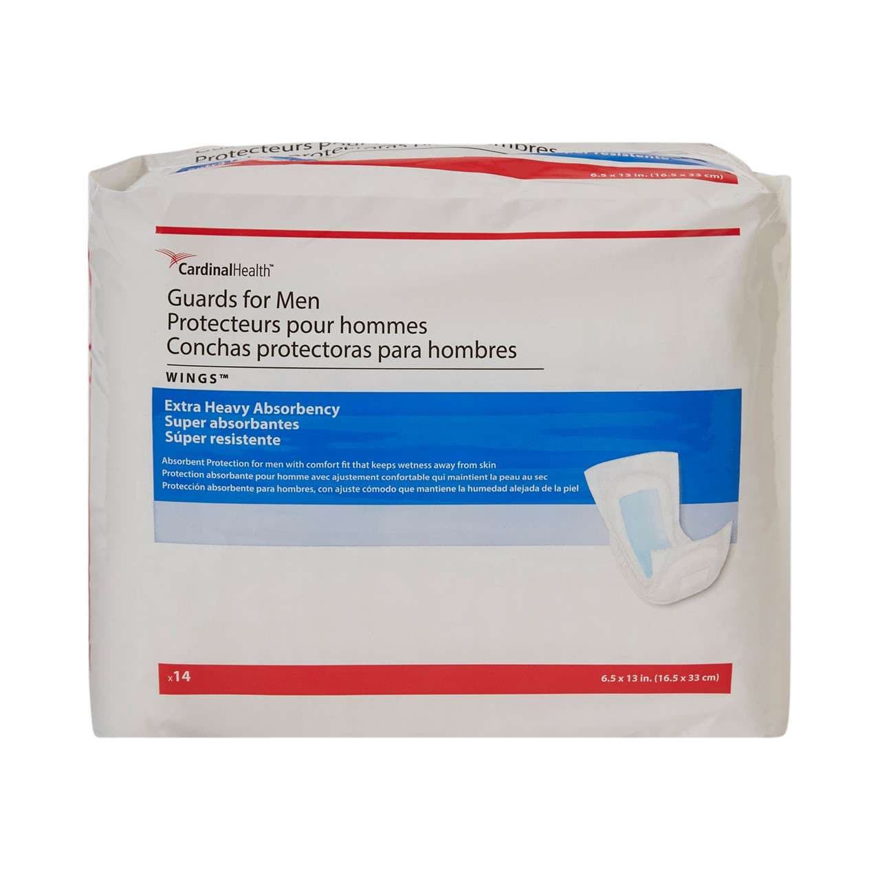 Cardinal Health Wings Extra Heavy Guards for Men