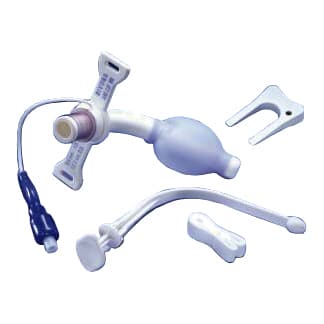 Bivona Mid-Range Aire-Cuf Cuffed Tracheostomy Tube White Disposable IC Sterile Standard - Image 1