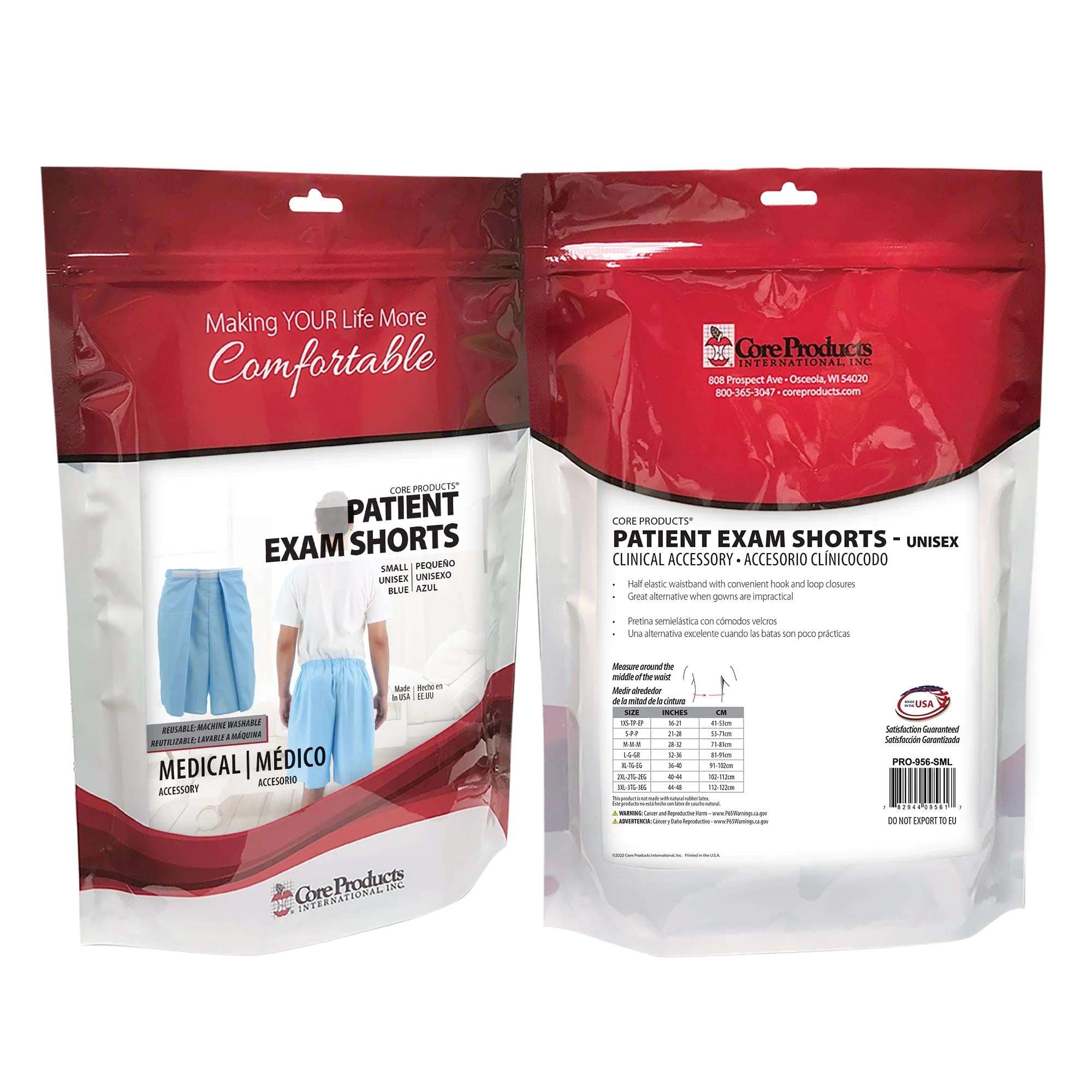 Core Patient Shorts Blue - Image 7