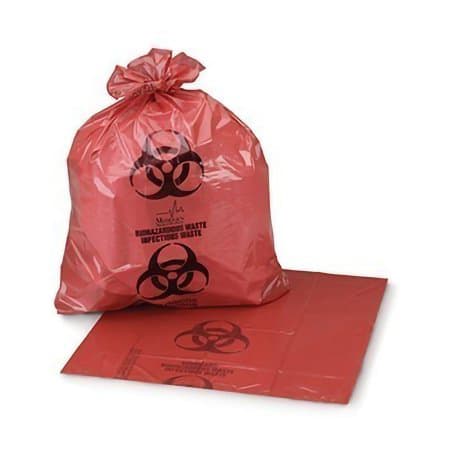 Medegen Medical Products Biohazard Waste Bag Red Bag 1 to 3 Gal - Image 1