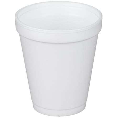Dart Drinking Cup White Without Graduations Without Handle Hot and Cold - Image 1