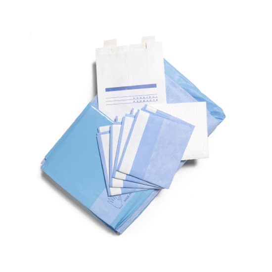 Halyard Basics Surgical Drape Pack Universal Pack I Sterile - Case of 5 - Image 1