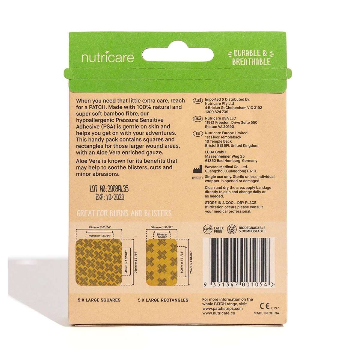 Nutricare Patch Mixed Bamboo Plasters Adhesive Strip - Image 2