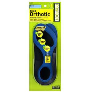 Profoot Triad Orthotic Insole for Men, Universal - Package of 2