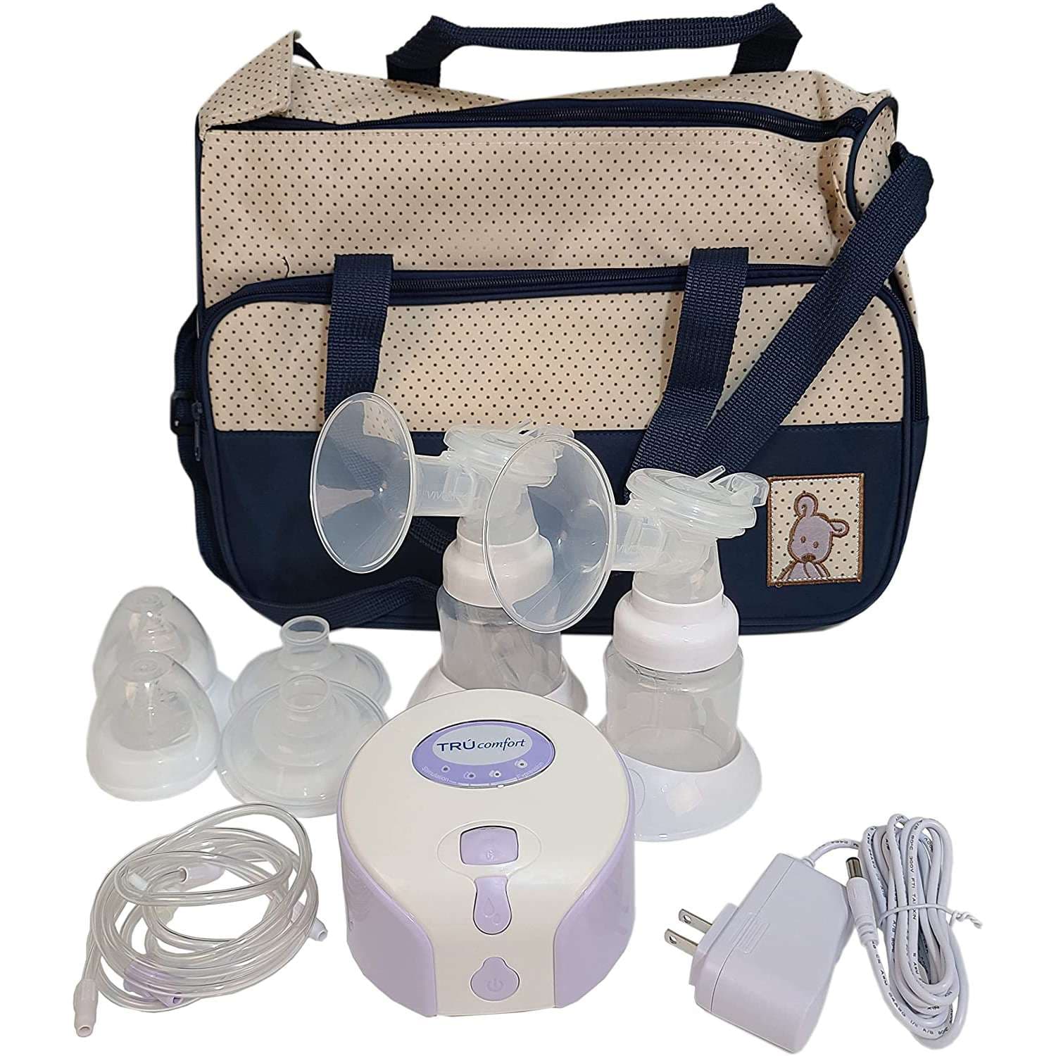 Viverity TruComfort Double Electric Breast Pump with Carrying Bag