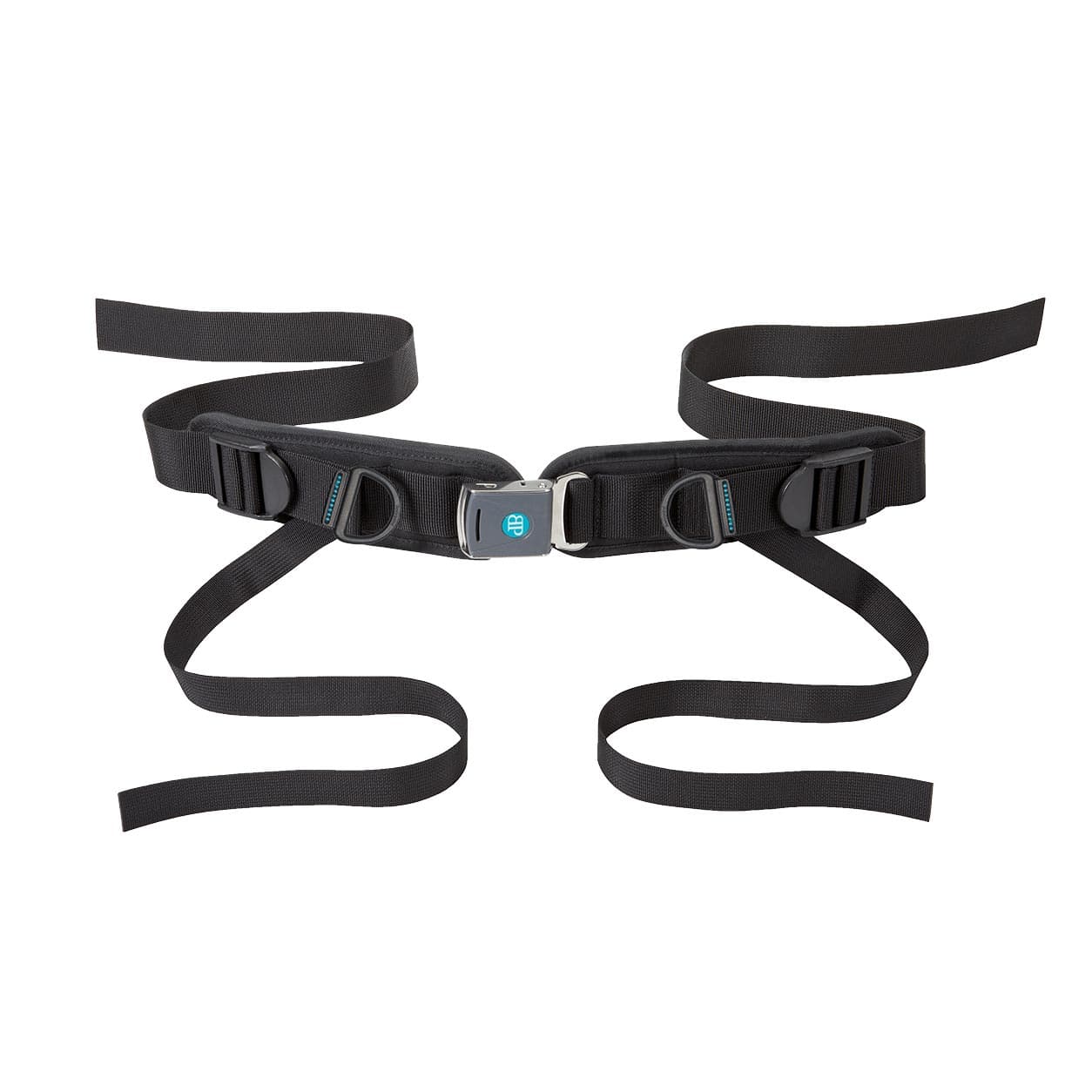 Bodypoint® rear pull four point padded hip belt with Rehab Latch™ Buckle