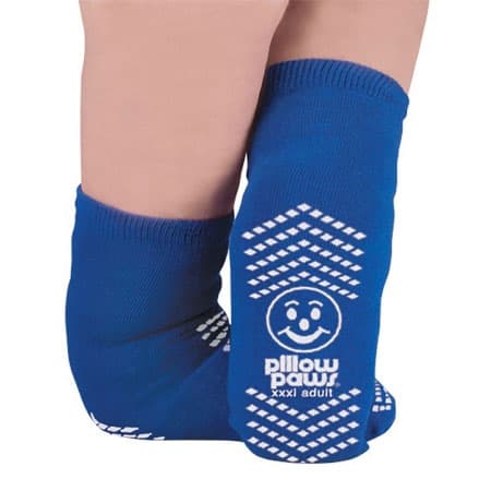 Principle Paws Ankle High Terry Cloth Slipper Socks, Bariatric 3X-Large - Pair of 2
