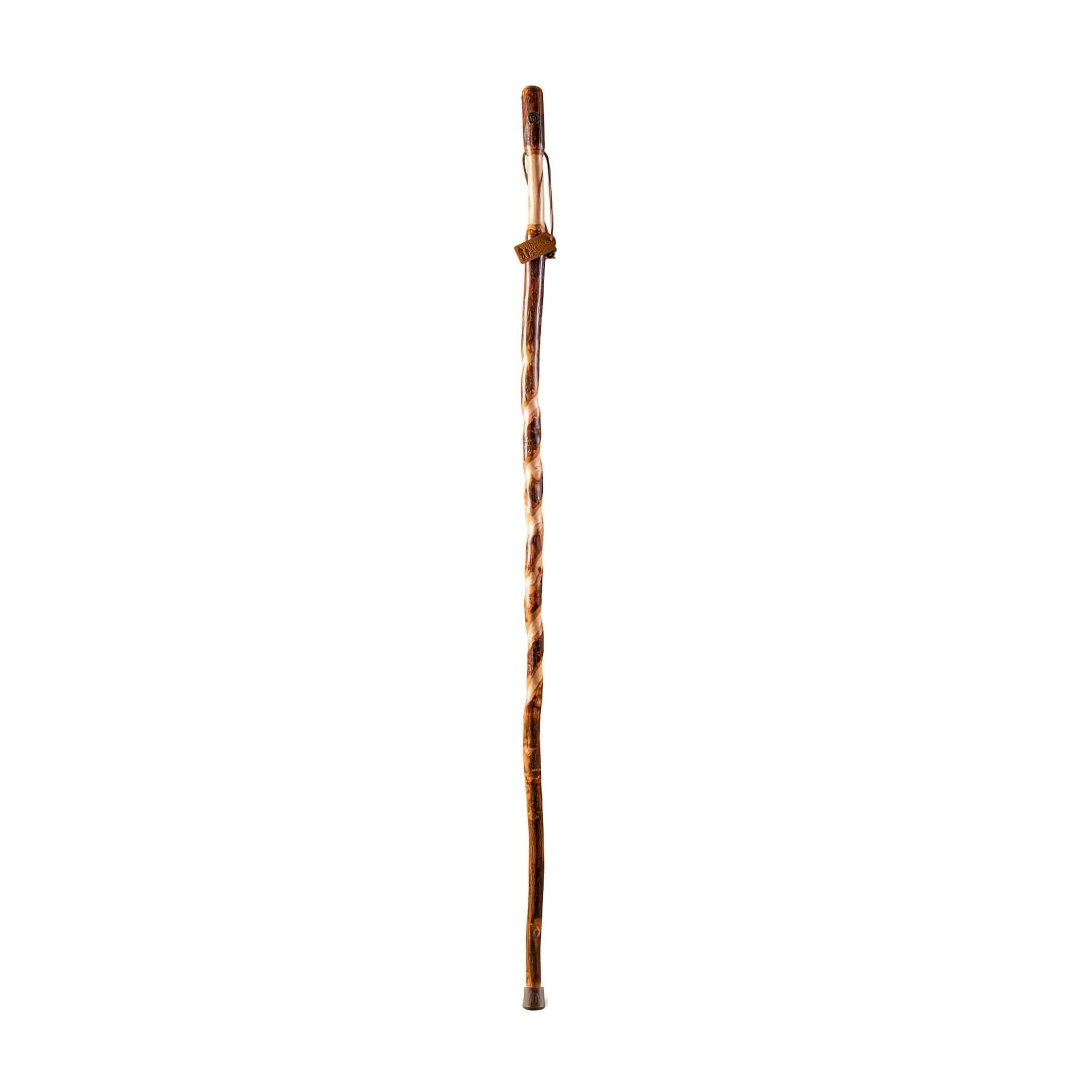 Brazos Twisted Hickory Rustic Walking Stick