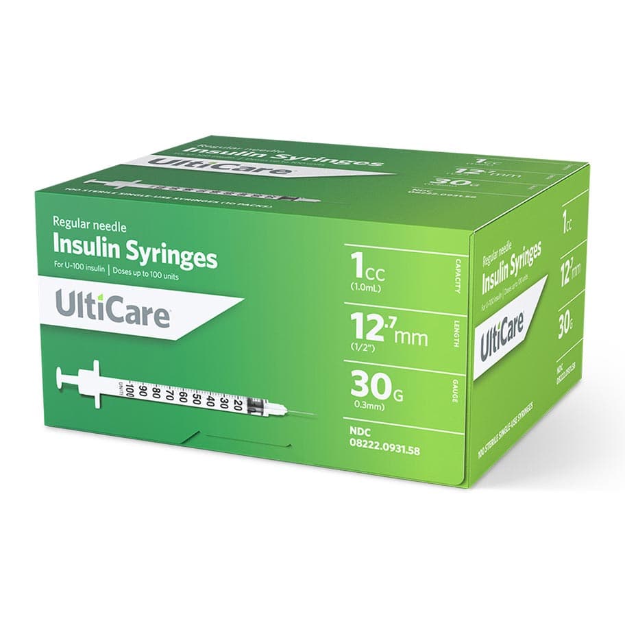 UltiCare U-100 Insulin Syringes