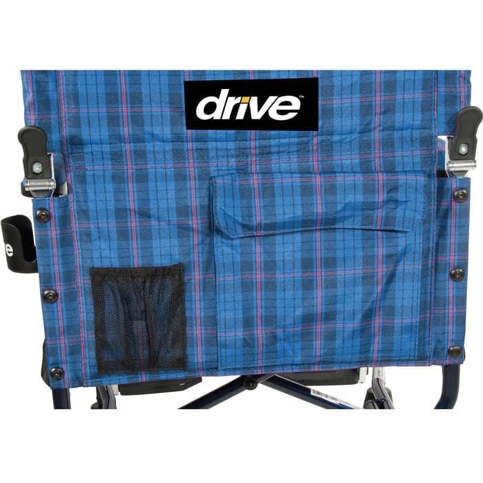 Drive Medical Fly-Lite aluminum transport wheelchair - Image 4