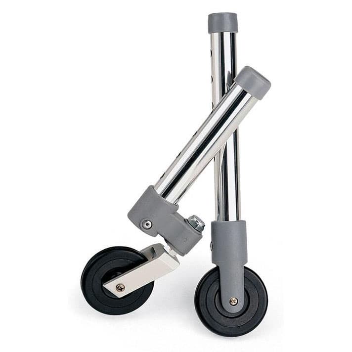 Medline Walker 3 Inch Swivel Caster Wheel - Set of 2 - Image 2