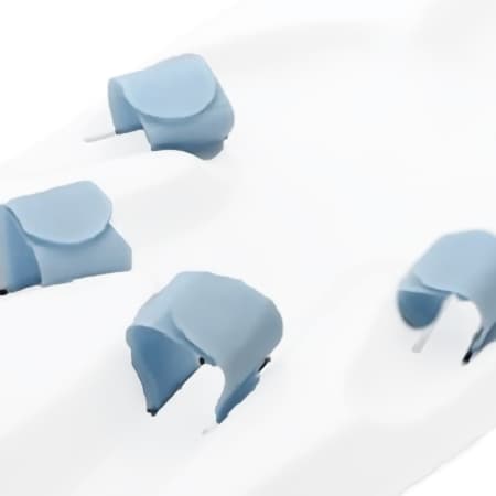 Circumstraint Circumcision Restraint, White-Blue, 2 x 10 Inch - 1 Dozen