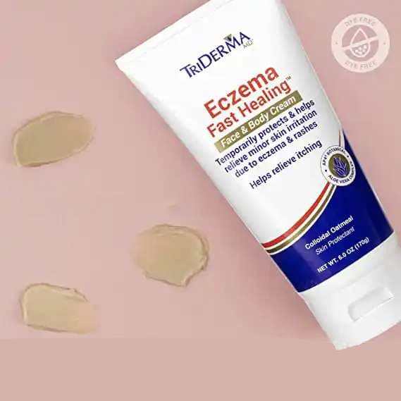 Triderma Eczema Fast Healing Face & Body Cream, 6 oz - Image 4