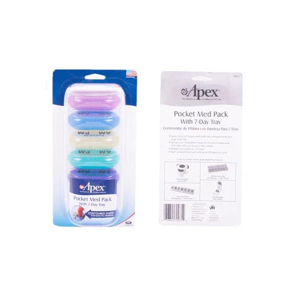 Apex Pocket Med Pack with 7-Day Tray Pill Organizer - Image 6